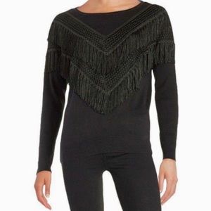 Vince Camuto Boho Fringe Sweater